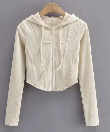 Hooded Cardigan Top Jacket